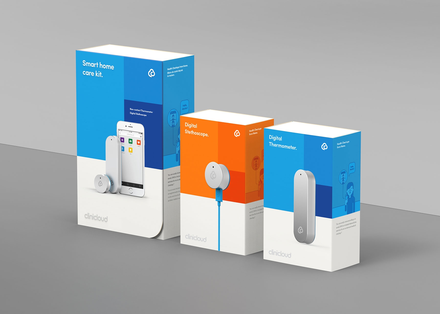 Clinicloud医疗便捷仪器包装设计 欧莱凯设计网的专业实践